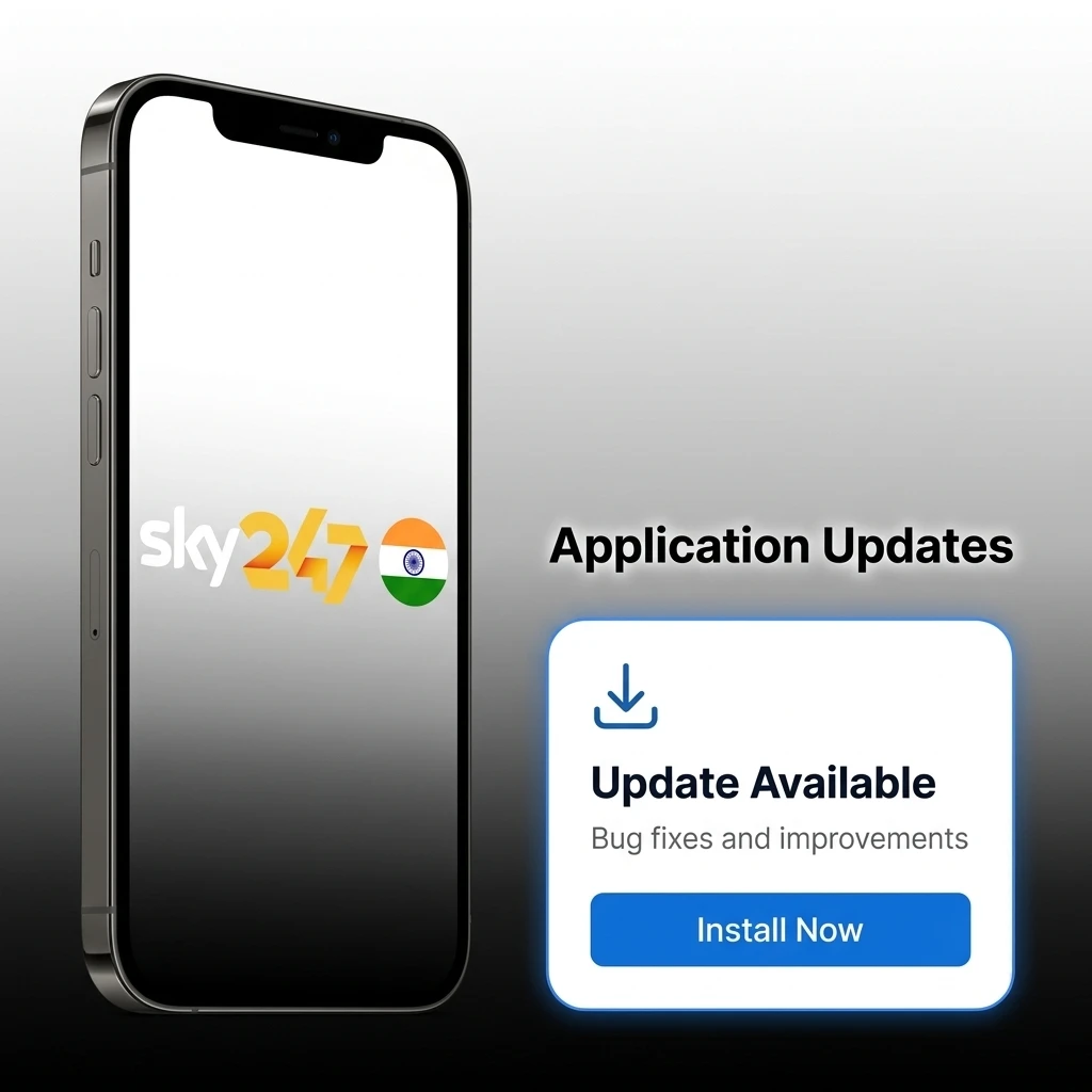 Illustration of a progressive web app automatically refreshing on launch to provide the newest version.