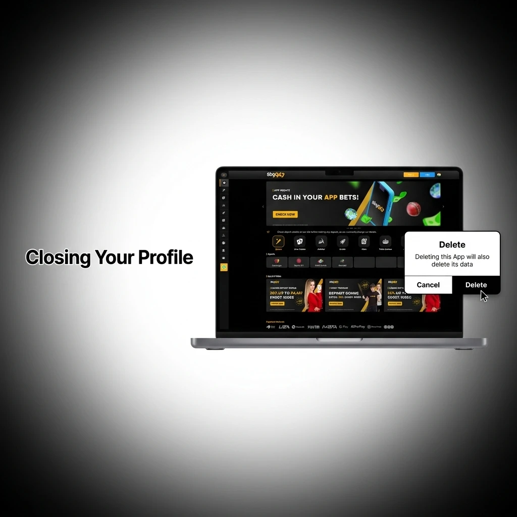Steps to permanently close your profile: withdraw funds, contact support, request closure, and confirm your identity.