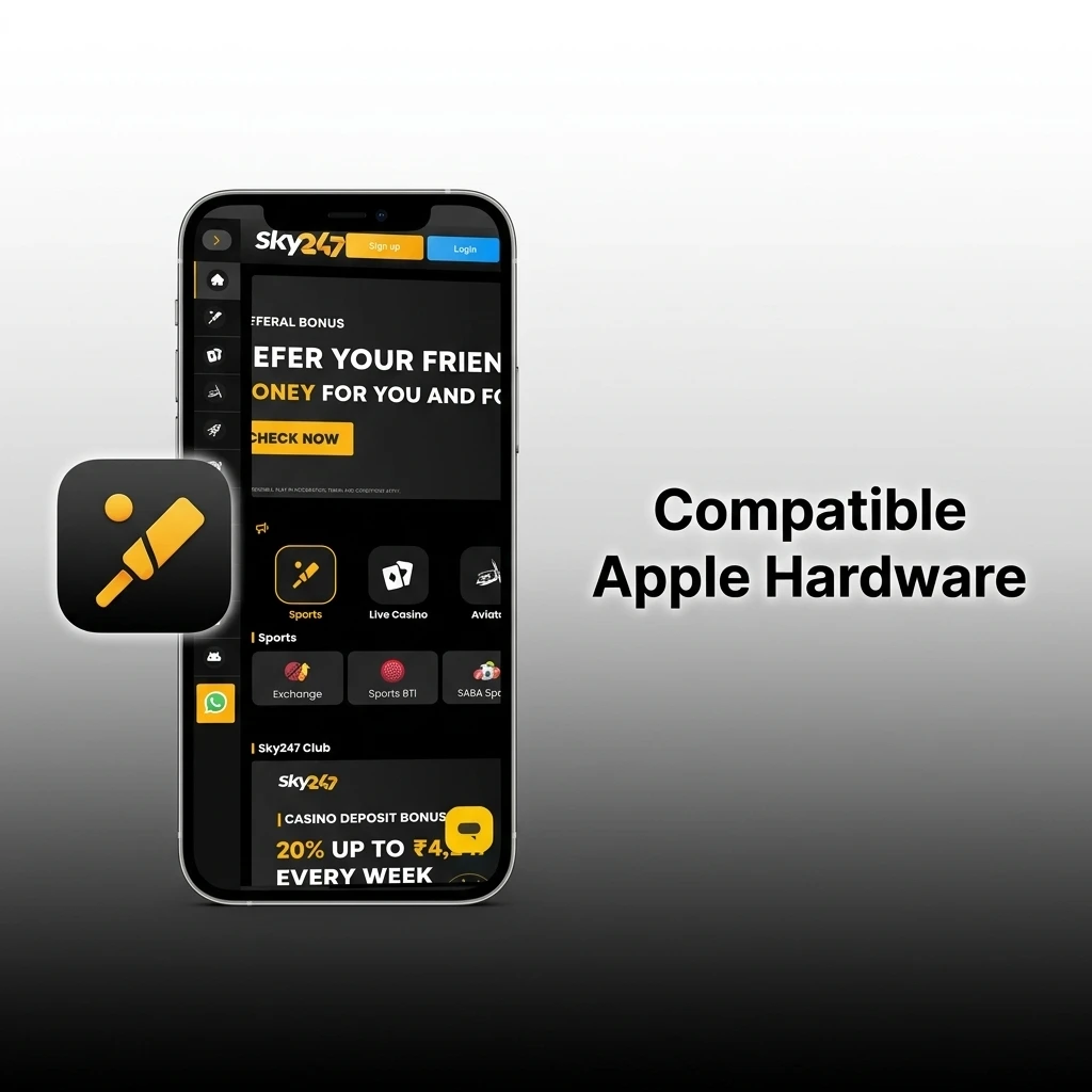 Table of compatible Apple hardware for the progressive web app: iPhone X to 15, iPad Air, iPad Pro.