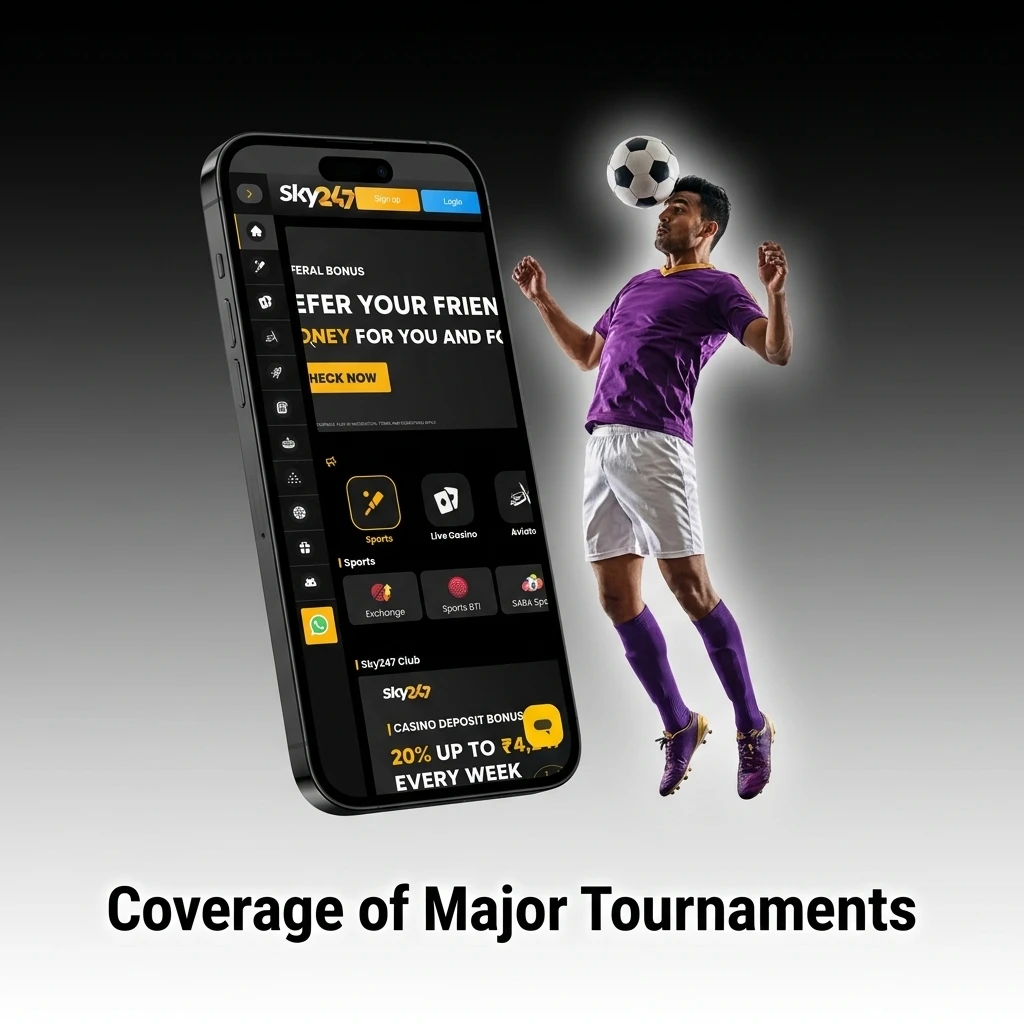 Coverage of major global football tournaments for betting, including the FIFA World Cup, UEFA Champions League, and ISL.