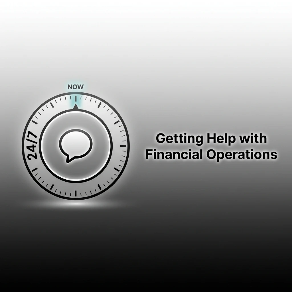 Contact methods for financial operations help: live chat, email, phone, and messaging apps.