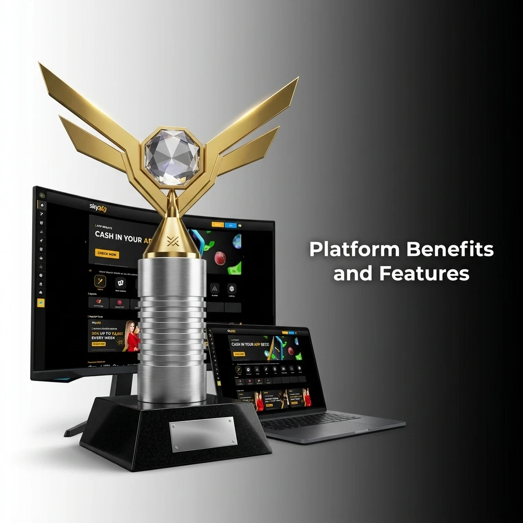 Sky247 platform benefits: favorable bonuses, secure local payments, 24/7 support, mobile app, and premium esports odds.