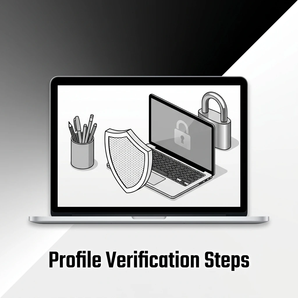 5 steps for Sky247 profile verification: log in, add details, take ID photo, upload, and wait for approval.