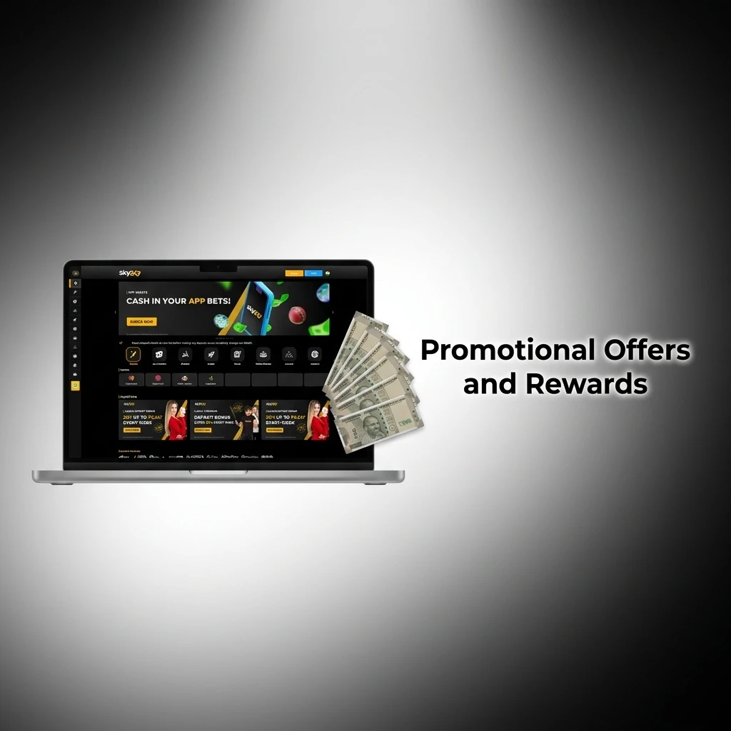 List of promotional offers including deposit bonuses and cash drops, plus a 5-step guide to claim your first reward.