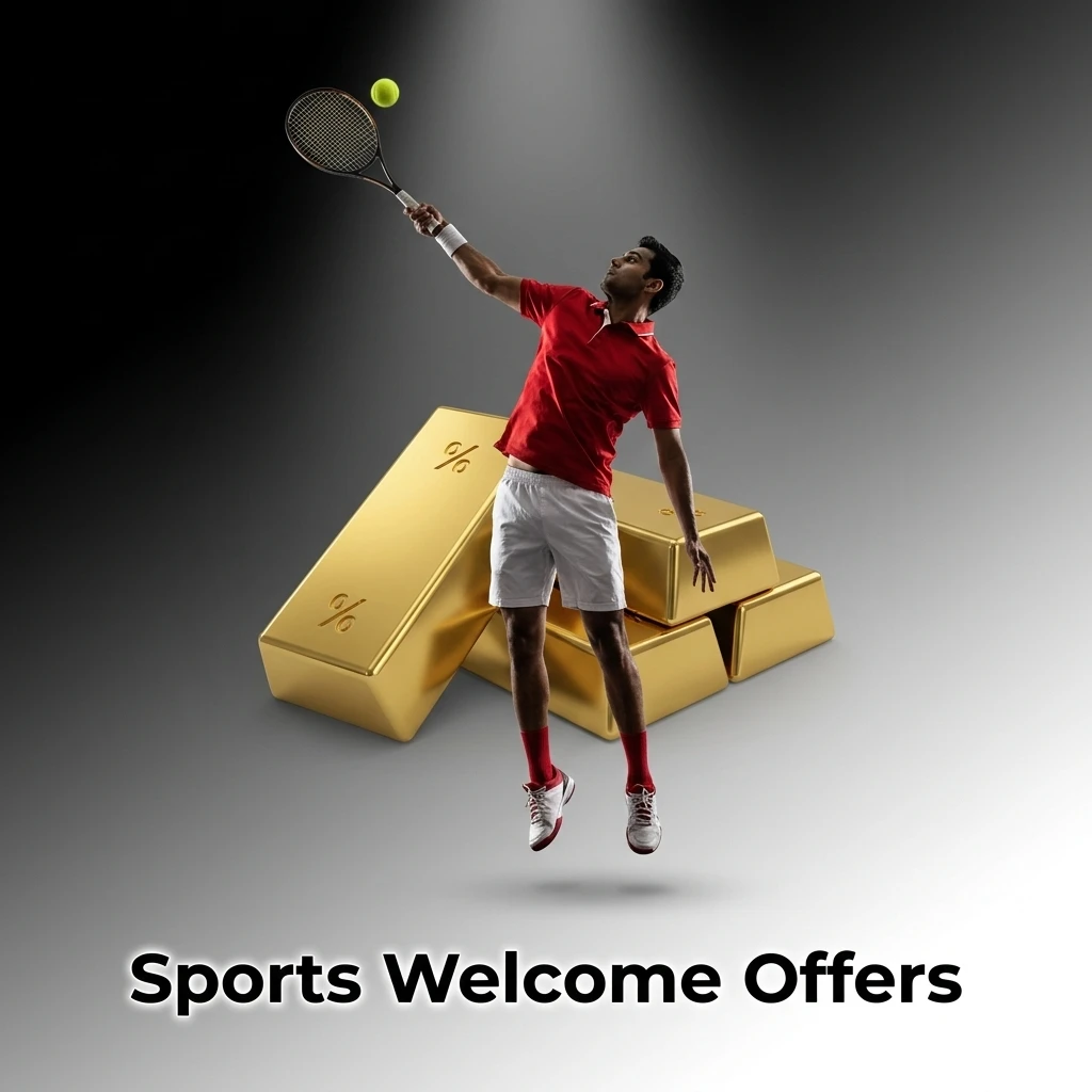 Sports Welcome Offer: New player INR deposit match bonus to use on tennis matches. Wagering requirements apply.