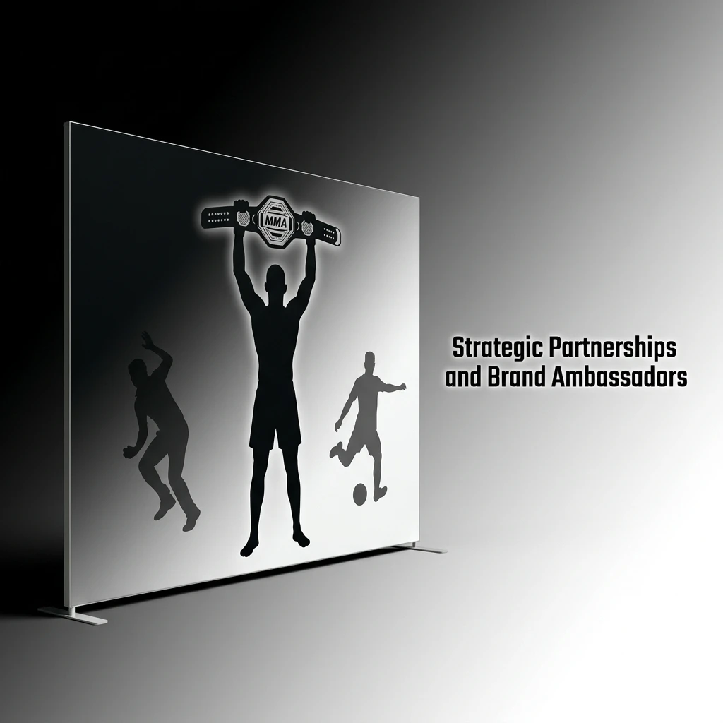 Strategic partnerships including Abu Dhabi T10, Sri Lanka Cricket, PSL, and Bollywood celebrity brand ambassadors.