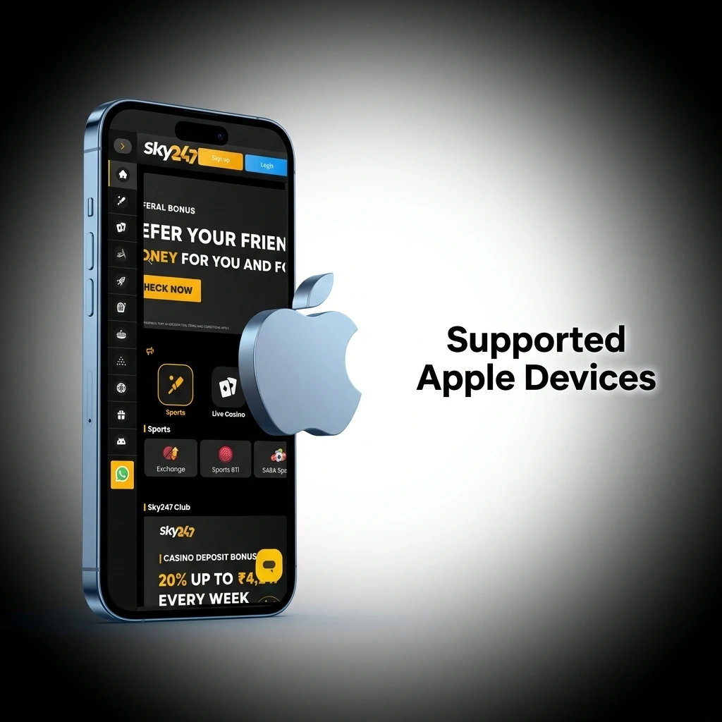 Supported Apple smartphones and tablets, including iPhone 7-14, iPhone X, iPad Air, iPad Mini, and iPad Pro.