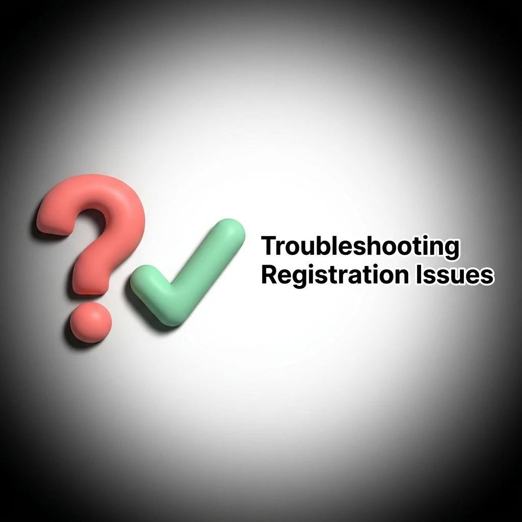 Table troubleshooting Sky247 registration issues like missing SMS, email links, page timeouts, and username errors.