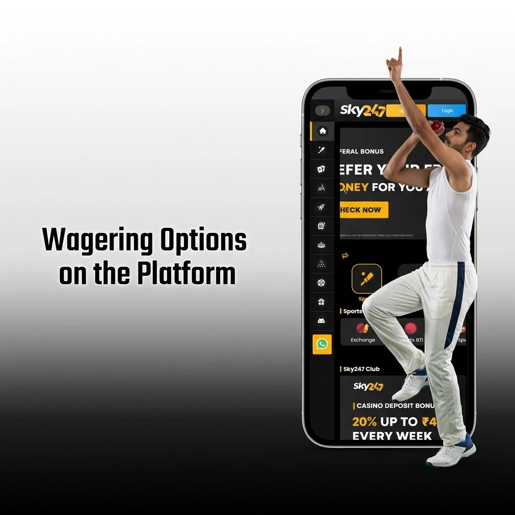 Wagering options on the platform: single, accumulator, system, live, and outright bets.